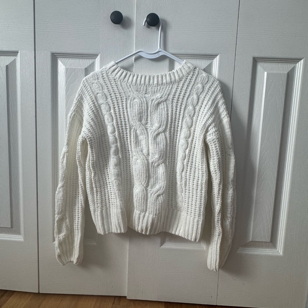Comfy White Sweater